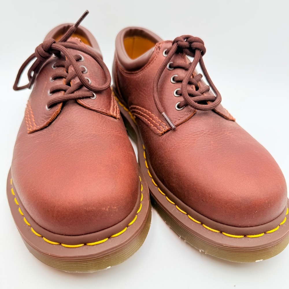Dr. Martens 8053 Brown Crazy Horse Leather Padded Collar Oxford Shoe 11849 USM 7